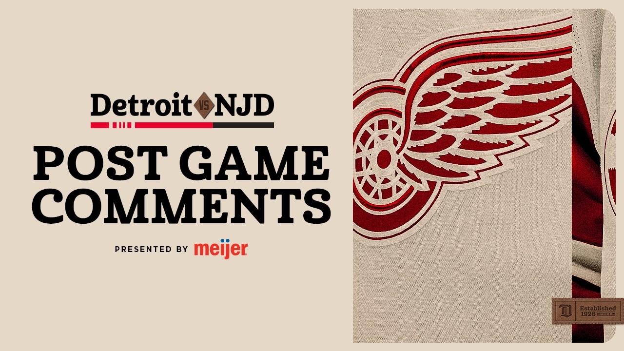 Mo Seider, Dominik Shine, Justin Faulk & Todd McLellan Post Game vs NJD | March 8, 2026