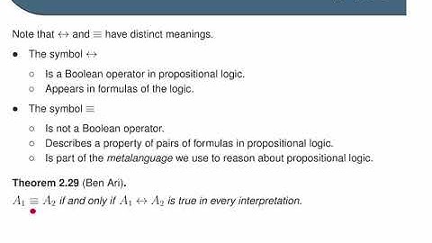 Semantics of Propositional Logic