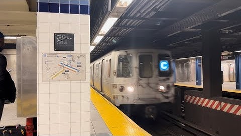 Euclid Avenue bound R46 C train at Jay Street - Metrotech + Rush Hour