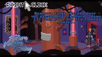 Stowaway (Unity) Free Scifi Pixel Art Point & Click Adventure Game Monster in my Spaceship AdvJam22