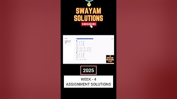 The Joy of Computing Using Python Week 4 Assignment Solutions | SWAYAM NPTEL |JAN-MAY 2025|SUBSCRIBE