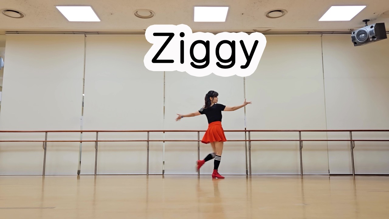 Ziggy line dance  (Absolute Beginner)#anhyeyounglinedance
