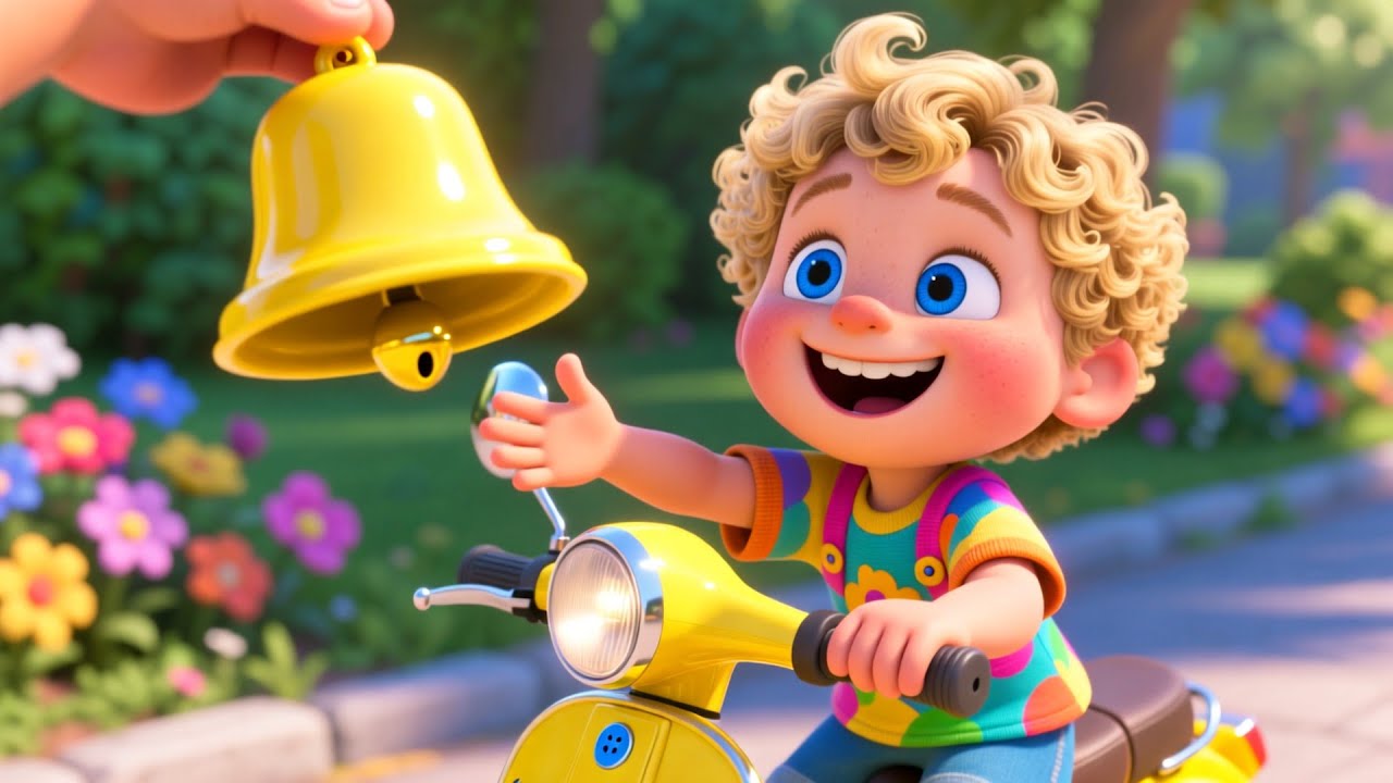 My Little Yellow Scooter | Fun Ride Song for Kids | Action Rhyme for Toddlers