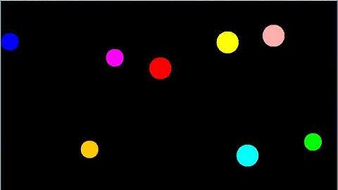 Bouncing balls with collision detection