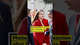 Photographer's Reaction After Bumping Into Leonor #royalspain #spain #leonor #felipe #sofia #letizia