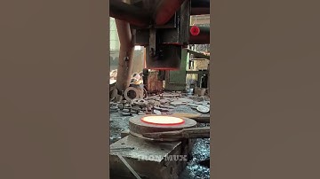 Creating Flanges Using Iron Billet #iron #flange