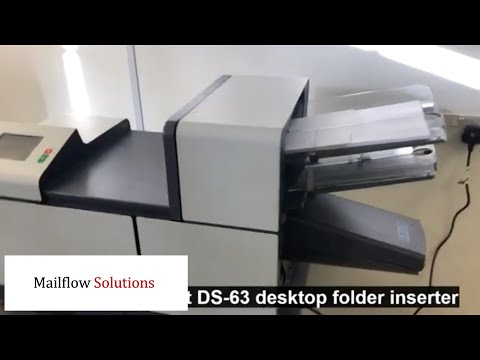 Neopost   Quadient DS63 folder inserter