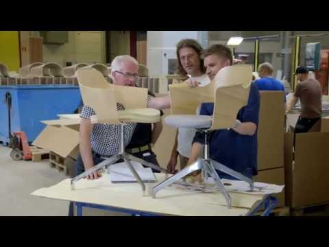 Video: Creative Chair Design: IKEA: n Dalfred-istuin Brooks Satdle