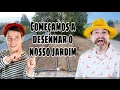 COMEÇAMOS A DESENHAR O JARDIM DA NOSSA CASA NA NORMANDIA