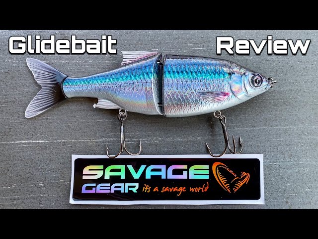 Savage Gear 3D Shine Glide Review! Underwater Footage Plus BIG Bass Cast to  Catches 