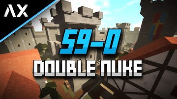 59-0 DOUBLE NUKE GAMEPLAY | feat. Abhimanyucr7 [Krunker]