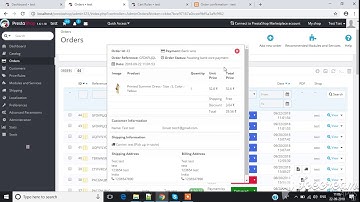 Quick Order Summary on Order Listing Page : Prestashop Module