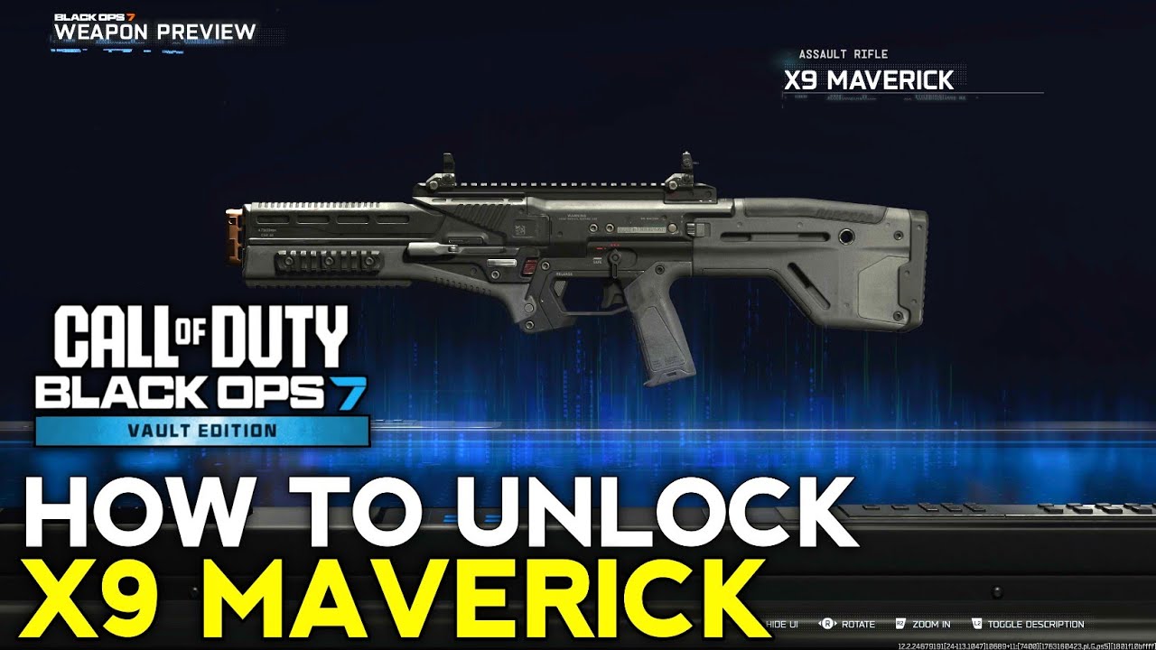 How to Unlock X9 Maverick BO7 How to Get X9