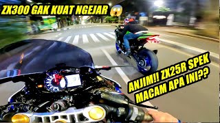 KETEMU ZX25R FULL SPEK🔥ZX300R SIVANA GAK KUAT NGEJAR😱LARINYA UDAH KAYA PELURU