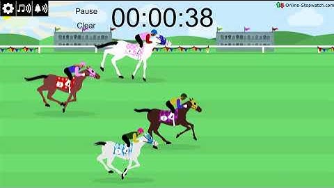 1 minute horse race timer