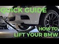 How To Lift A BMW Onto 4 Jack Stands - E92 M3