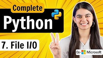 Lecture 7 : File Input/Output in Python