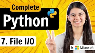 Lecture 7 : File Input\/Output in Python