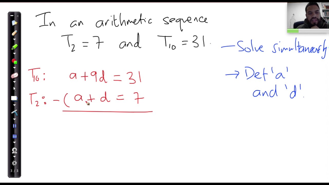 09 Case 2 Example of Arithmetic Sequence - YouTube