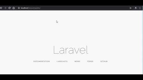Install Laravel 5.5 on windows 10 easily