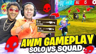 After Long Time AWM Gameplay in Solo Vs Squad 😱 Tonde Gamer - Garena Free Fire