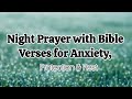 "Night Prayer with Bible Verses for Anxiety, Protection &amp; Rest" 