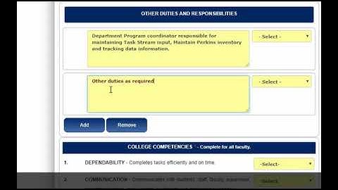 Faculty Performance Evaluation Training Video