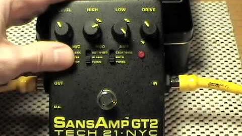 Tech 21 SansAmp GT2 Demo/Review - Vince Genella