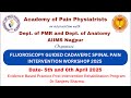 aiims nagpur workshop Post pain procedure rehab Dr Sanjeev sharma