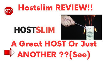 Hostslim review-Is This REALLY A Great Host Or Just Another MESS?See(Do not Use Yet)