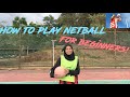 How To Play Netball For Beginners 🏀 (ENG1513)