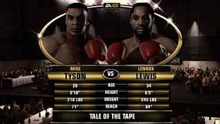 TYSON VS LEWIS Fight Night Champion