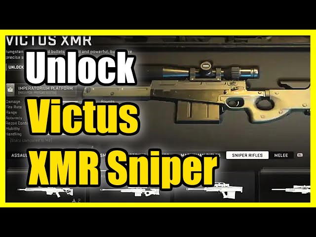 How to unlock Victus XMR sniper rifle in Warzone 2.0