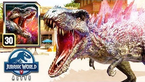 Jurassic World Alive - MORTEM REX Raid Win