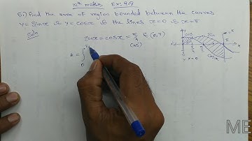 TN 12th maths ch-9 Apps of Integration ex:9.8 5th sum📝