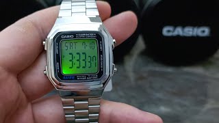 Casio Saat Ayarlama A178Wa How To Set Time Casio A178Wa