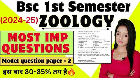 bsc 1st semester zoology most important questions 2024-2025 exam knowledge adda lion batch