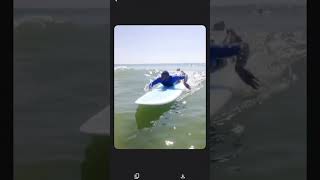 POV: The 3rd wave finally opens up. Lungs burning, two seconds to find the glide. 🏄‍♀️