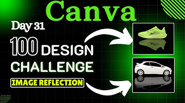 How To Create Image Reflection in Canva Within 5 sec | Canva Tutorials | Image Reflection |