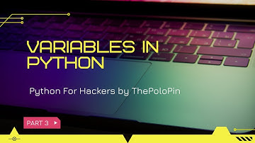 Part 3   Variables in Python #thepolopin #hacking #python #SumanMalik #viral #new