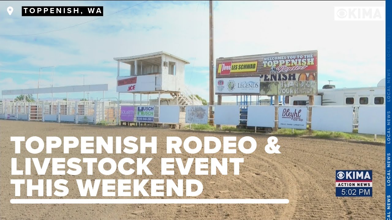 Barrel Racing at the Toppenish Rodeo & Livestock - YouTube