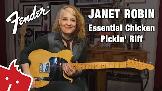 Essential Chicken Pickin' Riff - Janet Robin & Fender