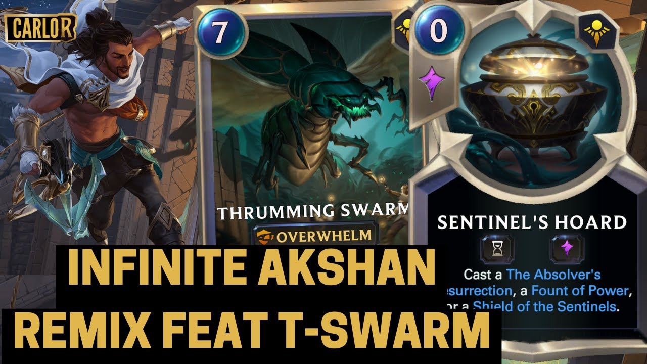 Infinite Akshan Remix feat. T-Swarm | Master Gameplay | Legends of Runeterra