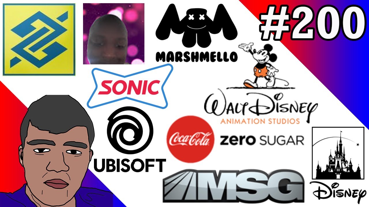 ИСТОРИЯ ЛОГОТИПА #200 Ubisoft, Sonic Drive In, Walt Disney Pictures, Marshmello, Banco do Brasil ...