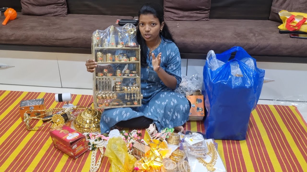 पुण्यातून काय काय खरेदी केले 😊 भरपूर खरेदी 😱 स्वस्तात मस्त वस्तू, पितळी भांड्यांचा सेट 🤗 
