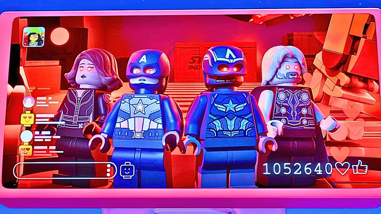 LEGO Marvel Avengers Strange Tails | Обзор сцены Мстителей против Мериет и её злых кошек