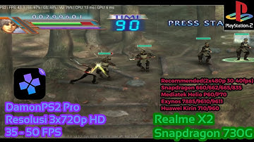 Deadly Strike PS2 Test DamonPS2 Pro Snapdragon 730G in Realme X2