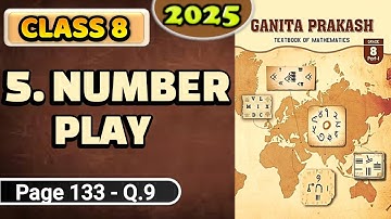 NCERT Quick Solutions Class8 Maths Ch5 Number Play Q9 Pg133 5 Consecutive Even Numbers Middle5p 2025