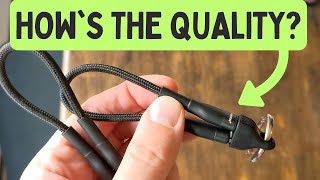 Review of PD 60W Short USB C Cable (2 Pack), Keychain 6 Inch USB C Cable/Nylon Braided Type C to Typ