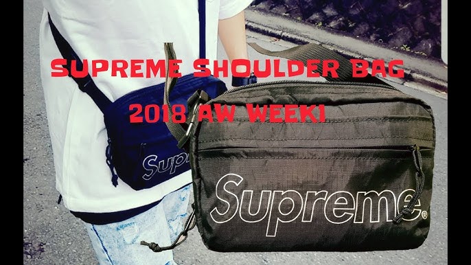 SUPREME Fw18 SHOULDER BAG REVIEW & LEGIT CHECK!! *Fw18 Week 1